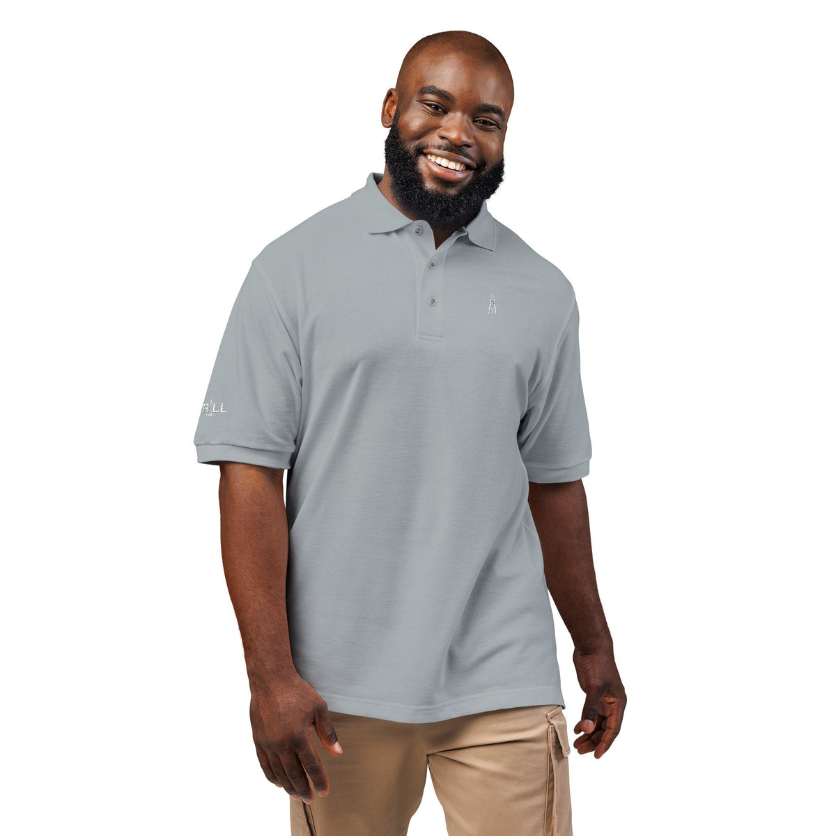 Embroidered Gusher Logo — Executive Polo