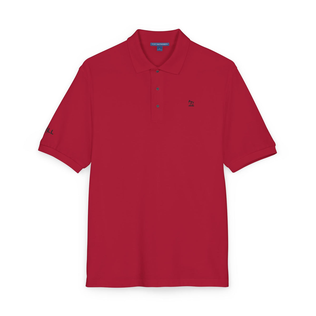 Embroidered Black Jack Icon — Executive Polo