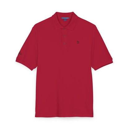 Embroidered Black Jack Icon — Executive Polo