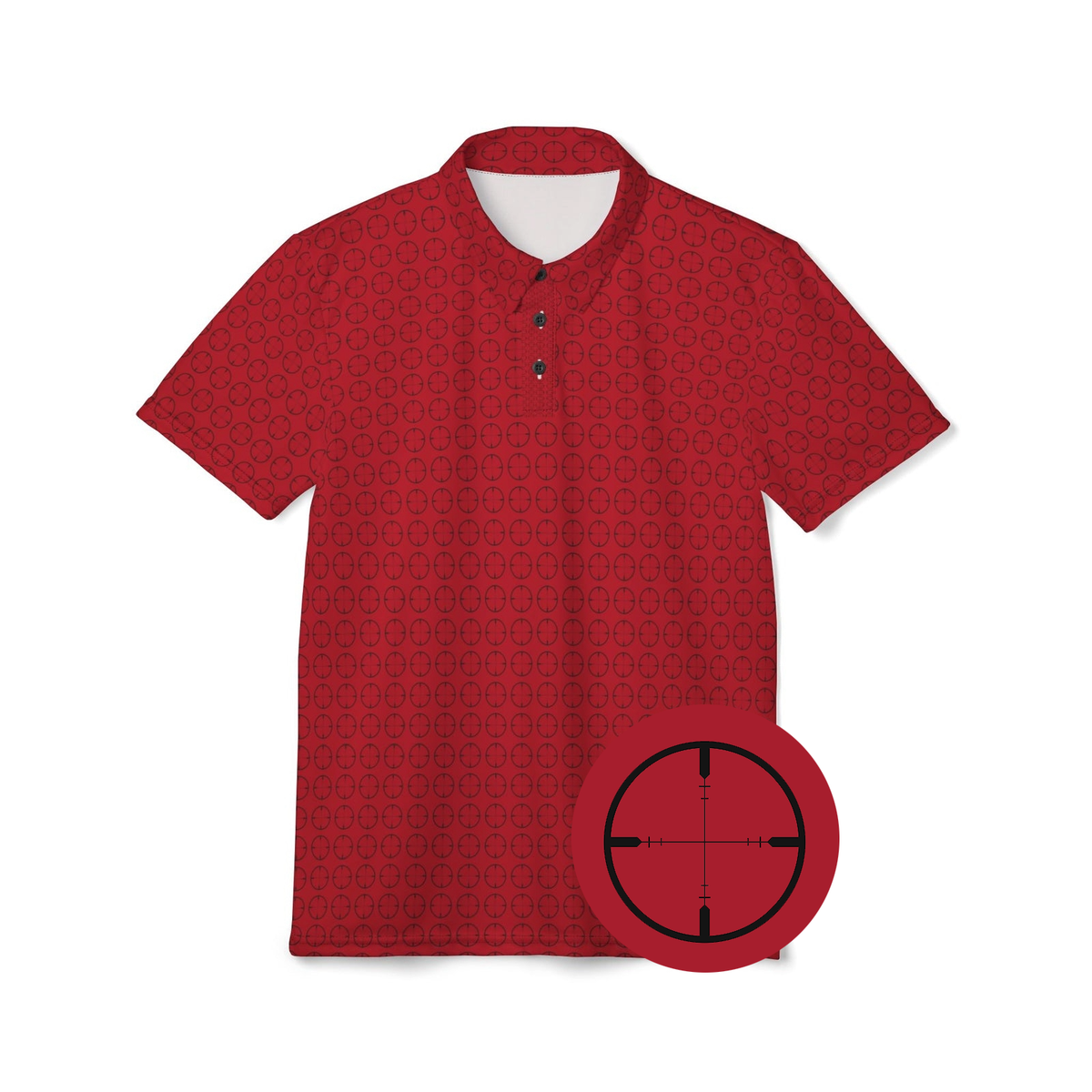 Cross Hairs - Stylish Men's Polo Shirt